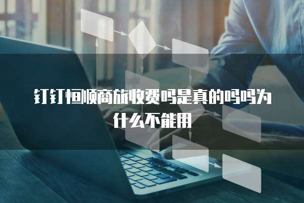 钉钉恒顺商旅收费吗是真的吗吗为什么不能用