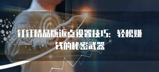 钉钉精品版返点设置技巧:轻松赚钱的秘密武器