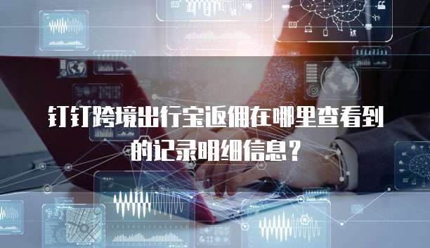 钉钉跨境出行宝返佣在哪里查看到的记录明细信息？