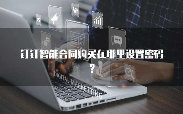 钉钉智能合同购买在哪里设置密码?