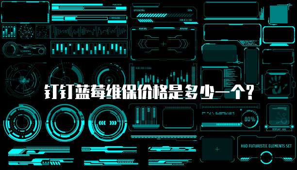 钉钉蓝莓维保价格是多少一个?