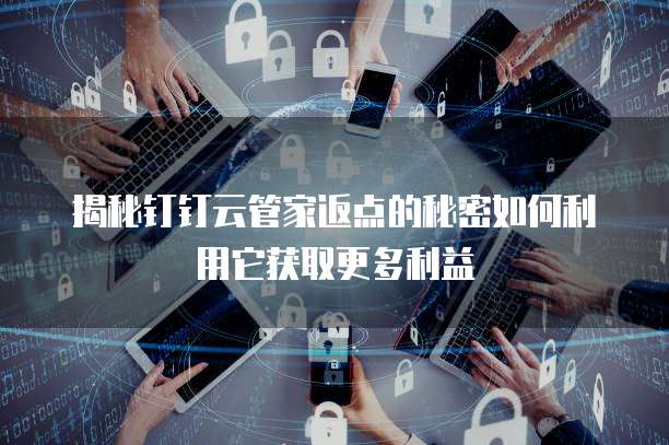 揭秘钉钉云管家返点的秘密如何利用它获取更多利益