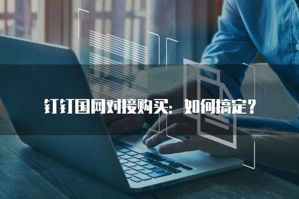 钉钉国网对接购买：如何搞定？
