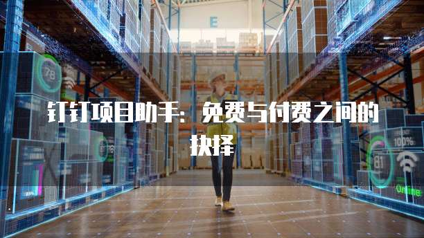 钉钉项目助手:免费与付费之间的抉择