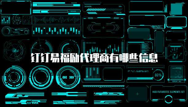 钉钉易福励代理商有哪些信息