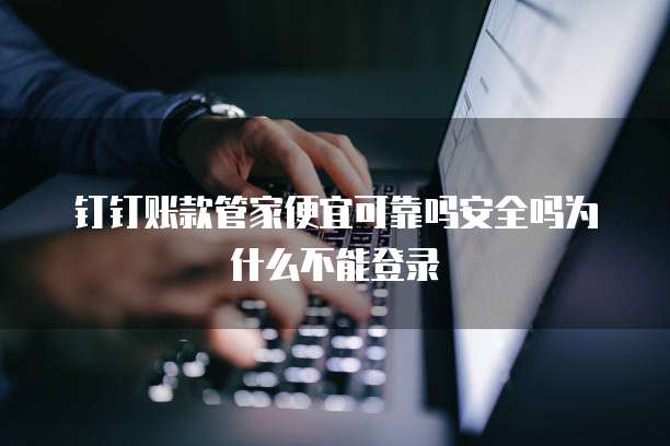 钉钉账款管家便宜可靠吗安全吗为什么不能登录