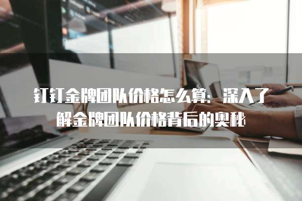 钉钉金牌团队价格怎么算:深入了解金牌团队价格背后的奥秘