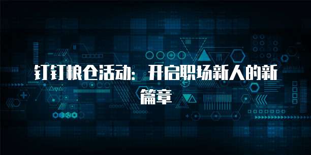 钉钉粮仓活动:开启职场新人的新篇章