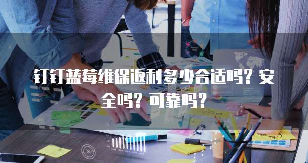钉钉蓝莓维保返利多少合适吗?安全吗?可靠吗?