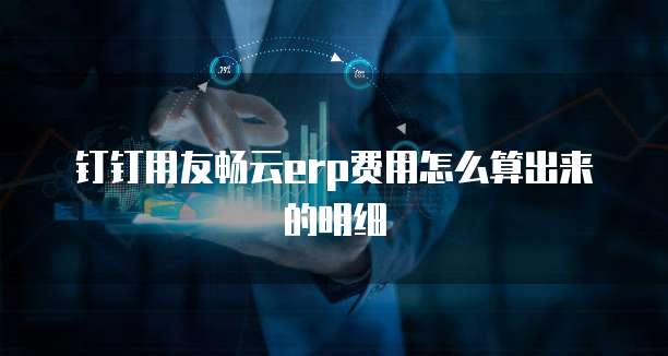 钉钉用友畅云erp费用怎么算出来的明细