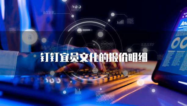 钉钉宜员文化的报价明细