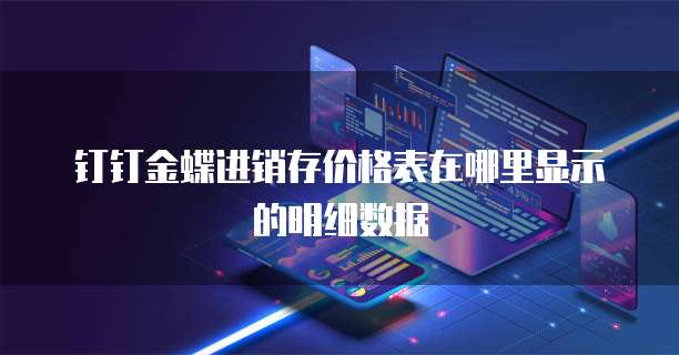 钉钉金蝶进销存价格表在哪里显示的明细数据