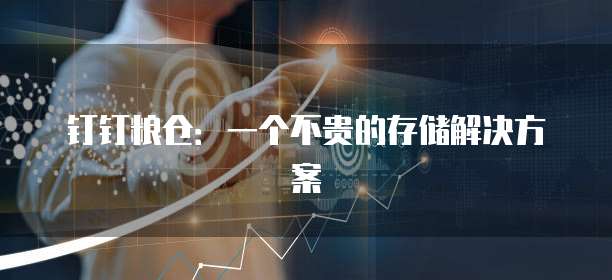 钉钉粮仓:一个不贵的存储解决方案