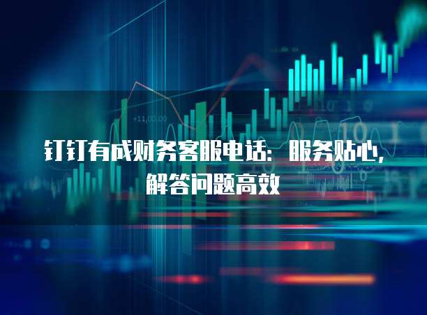 钉钉有成财务客服电话:服务贴心,解答问题高效