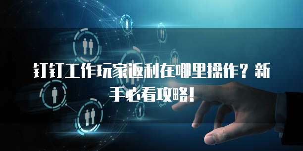 钉钉工作玩家返利在哪里操作?新手必看攻略!