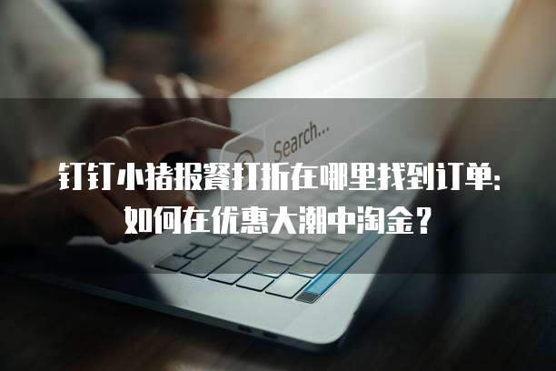 钉钉小猪报餐打折在哪里找到订单:如何在优惠大潮中淘金?