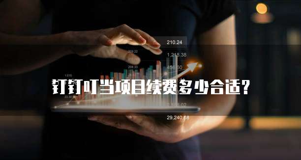 钉钉叮当项目续费多少合适?