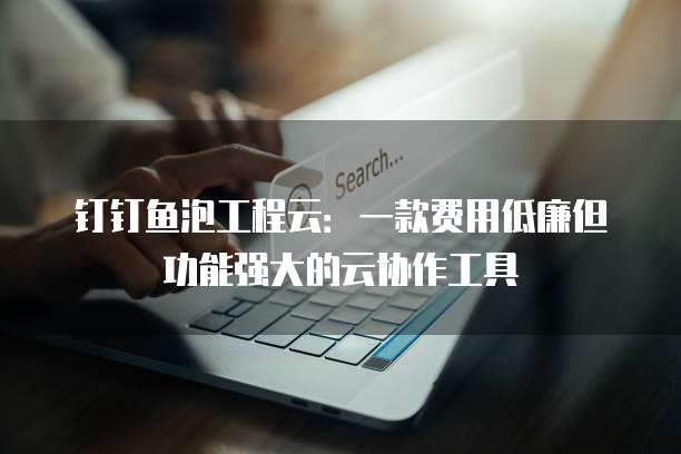 钉钉鱼泡工程云:一款费用低廉但功能强大的云协作工具