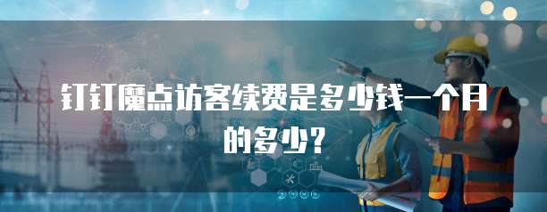 钉钉魔点访客续费是多少钱一个月的多少?
