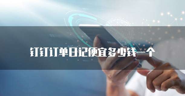 钉钉订单日记便宜多少钱一个