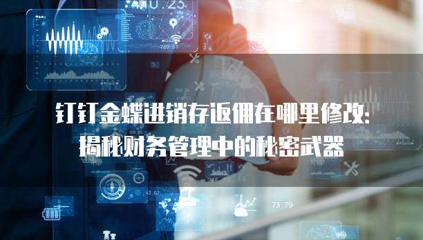 钉钉金蝶进销存返佣在哪里修改:揭秘财务管理中的秘密武器