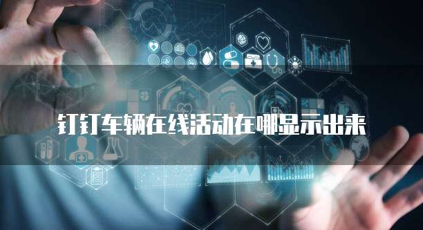 钉钉车辆在线活动在哪显示出来