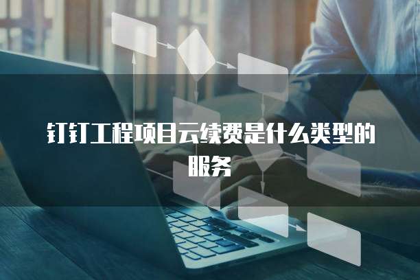 钉钉工程项目云续费是什么类型的服务