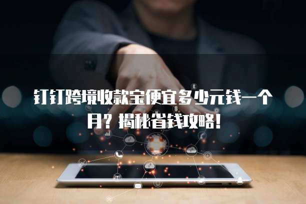 钉钉跨境收款宝便宜多少元钱一个月？揭秘省钱攻略！