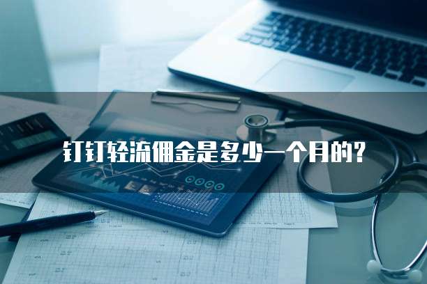 钉钉轻流佣金是多少一个月的？
