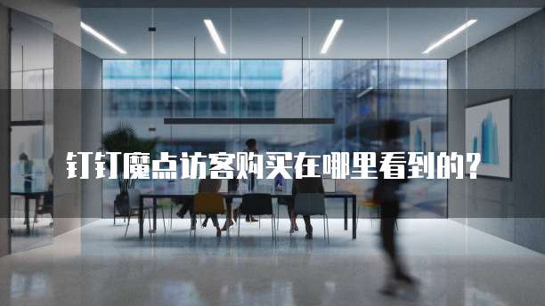 钉钉魔点访客购买在哪里看到的?