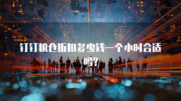 钉钉粮仓折扣多少钱一个小时合适吗?