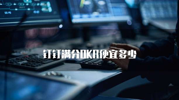 钉钉满分okr便宜多少