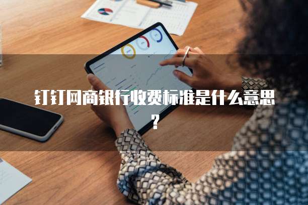 钉钉网商银行收费标准是什么意思?