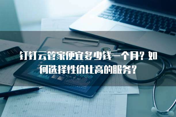钉钉云管家便宜多少钱一个月?如何选择性价比高的服务?