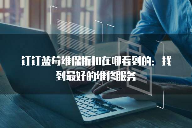 钉钉蓝莓维保折扣在哪看到的:找到最好的维修服务