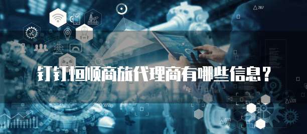 钉钉恒顺商旅代理商有哪些信息?