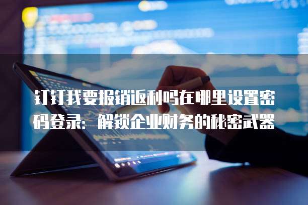钉钉我要报销返利吗在哪里设置密码登录:解锁企业财务的秘密武器