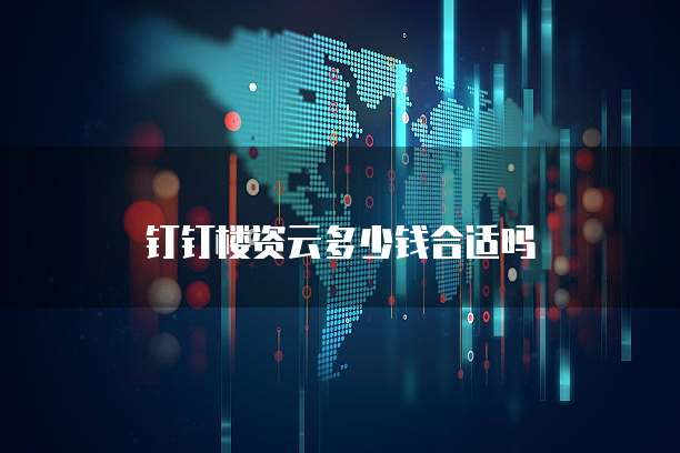 钉钉楼资云多少钱合适吗