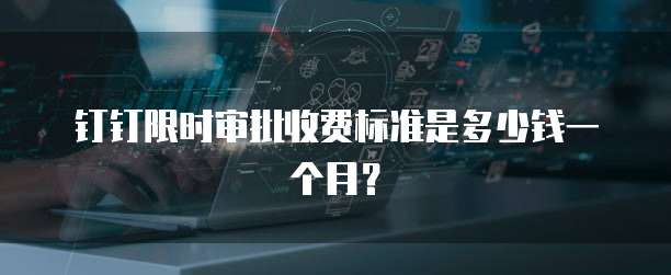 钉钉限时审批收费标准是多少钱一个月?