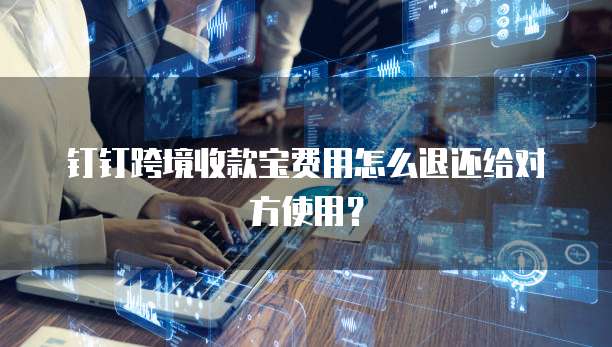 钉钉跨境收款宝费用怎么退还给对方使用?