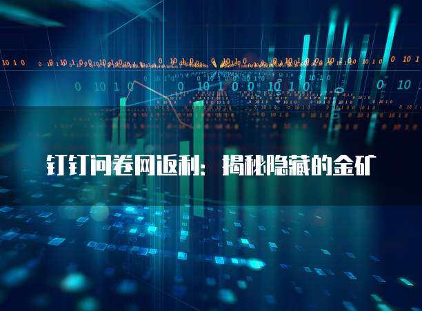 钉钉问卷网返利:揭秘隐藏的金矿