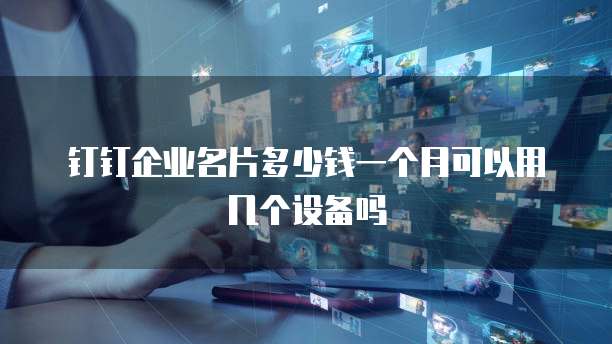 钉钉企业名片多少钱一个月可以用几个设备吗