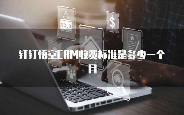 钉钉悟空CRM收费标准是多少一个月