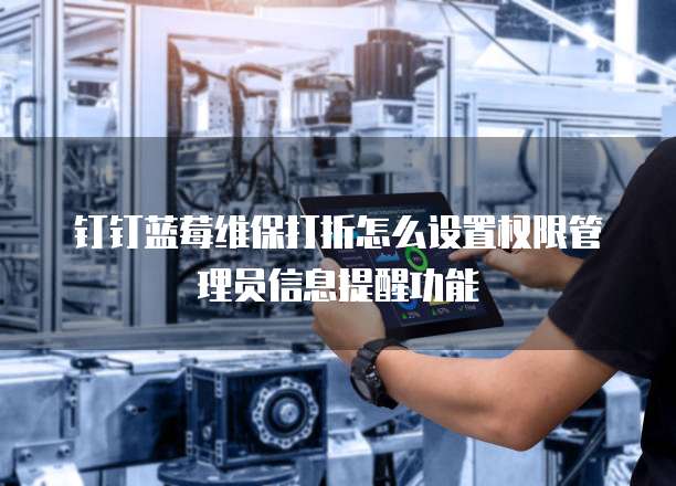 钉钉蓝莓维保打折怎么设置权限管理员信息提醒功能