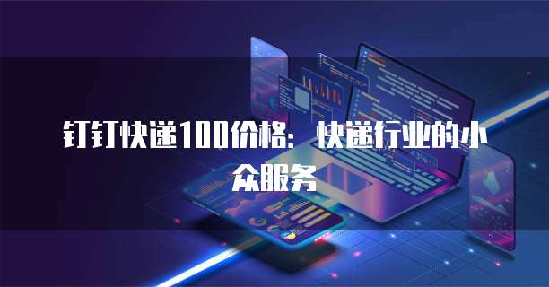 钉钉快递100价格:快递行业的小众服务