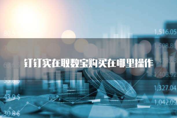 钉钉实在取数宝购买在哪里操作