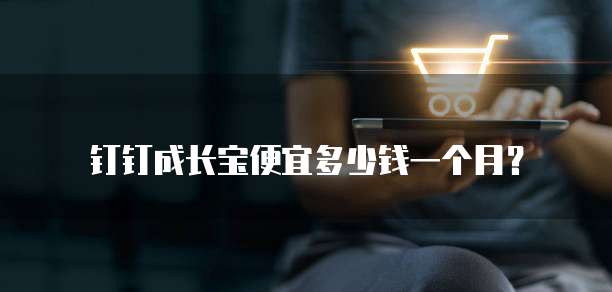 钉钉成长宝便宜多少钱一个月?