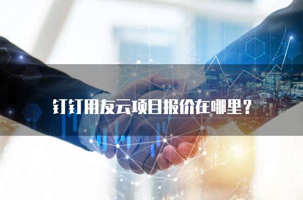 钉钉用友云项目报价在哪里?