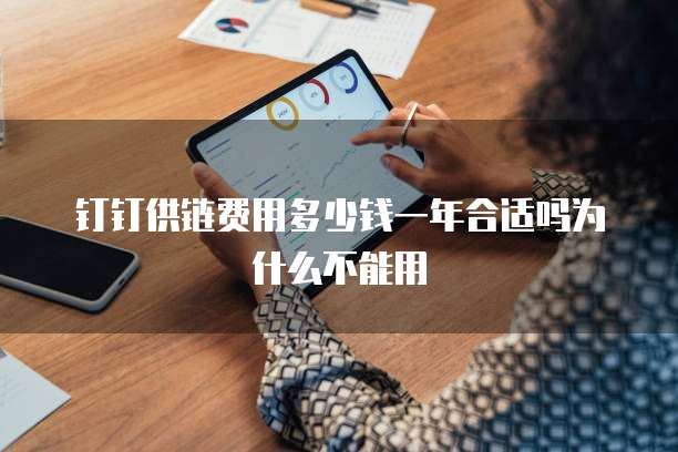 钉钉供链费用多少钱一年合适吗为什么不能用