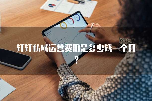 钉钉私域运营费用是多少钱一个月?